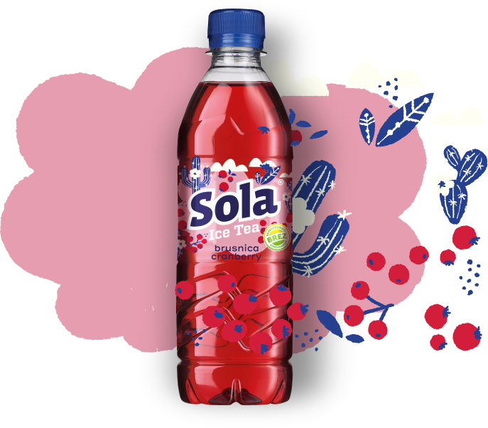 Sola Ice Tea Brusnica